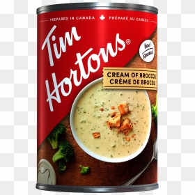 Tim Hortons Cream Of Broccoli, HD Png Download - soup can png