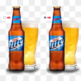 Old Miller Light Bottles , Png Download - Miller Lite, Transparent Png - miller lite png