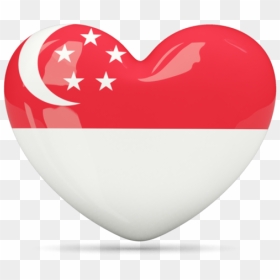 Happy National Day Singapore 53, HD Png Download - singapore flag png