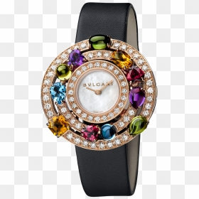 Bvlgari Watch With Diamonds, HD Png Download - fancy circle png