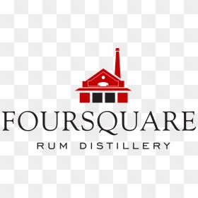 Foursquare Rum Distillery Logo Trans - Foursquare Rum Logo, HD Png Download - foursquare logo png