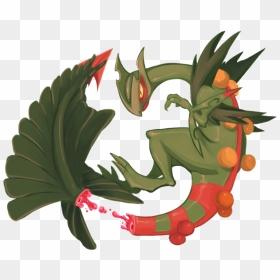 Mega Sceptile Shooting Tail , Png Download - Mega Sceptile Fan Art, Transparent Png - sceptile png