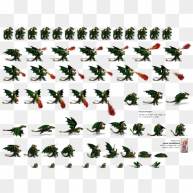 Click To View Full Size - Rpg Maker Mv Dragon, HD Png Download - green dragon png