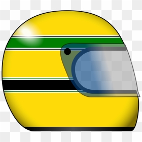 Helmet Clipart File - Capacete Do Ayrton Senna, HD Png Download - skyrim helmet png