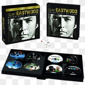 Coffret Anthologie Clint Eastwood En Blu-ray - Clint Eastwood Anthologie 40 Films, HD Png Download - clint eastwood png