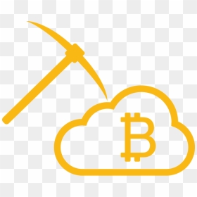 Cloud Mining Icon Png , Png Download - Bitcoin Mining Vector Png, Transparent Png - bitcoin icon png