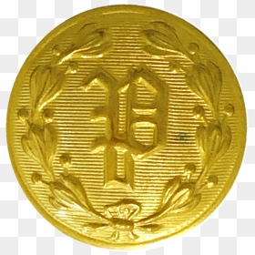 Coin, HD Png Download - gold button png