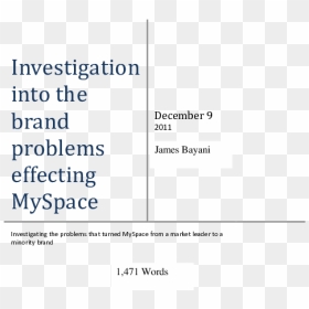 Document, HD Png Download - myspace png