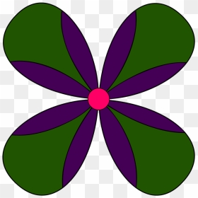 Green Flower Svg Clip Arts - Graphic Design, HD Png Download - flower clip art png