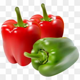 Paprika Download Png Image - Red And Green Bell Pepper Png, Transparent Png - green pepper png