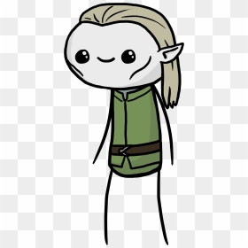 Legolas From "lord Of The Rings" - Lord Of The Rings Cartoon Png, Transparent Png - legolas png