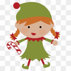Christmas Elves - Cute Christmas Elf Clipart, HD Png Download - christmas elf png
