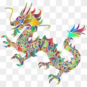Art,dragon,graphic Design - Transparent Silhouette Dragon Clipart, HD Png Download - chinese dragon vector png