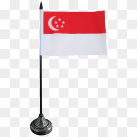 Singapore Table Flag - Flag, HD Png Download - singapore flag png