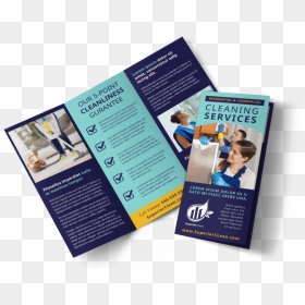 General Cleaning Services Brochure Template Preview - Flyer, HD Png Download - brochure png
