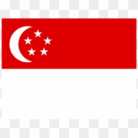 Flag Of Singapore, HD Png Download - singapore flag png