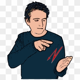 Secondary Hand Held Open With Palm Facing Signer - Bsl Sign Read, HD Png Download - hand palm png