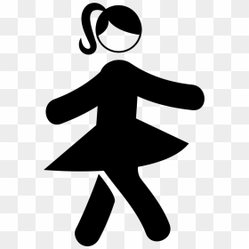 Girl Walking Vector Icon, HD Png Download - girl walking png