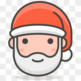 Santa Claus Emoji Png, Transparent Png - santa emoji png