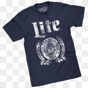 Miller Lite Beer Tee Shirt - Miller Lite Vintage Shirt, HD Png Download - miller lite png
