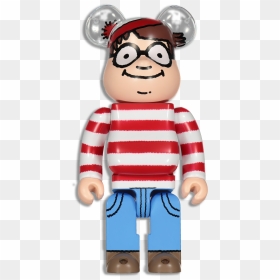 Medicom Toy Be@rbrick, HD Png Download - where's waldo png