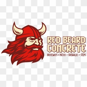 Red Beard Concrete - Viking Head Drawing, HD Png Download - red beard png