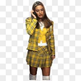 Transparent Clueless Png - Cher Clueless Yellow Skirt, Png Download - clueless png