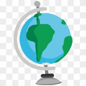 Earth Globe Desktop Computer Cartoon - Cartoon Globe Transparent Background, HD Png Download - earth globe png