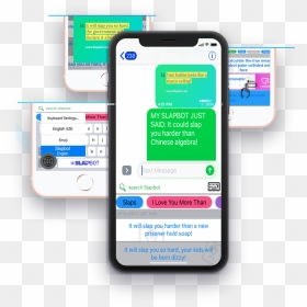 All Powerful Slapbot Chat App - Mobile Phone, HD Png Download - boi emoji png