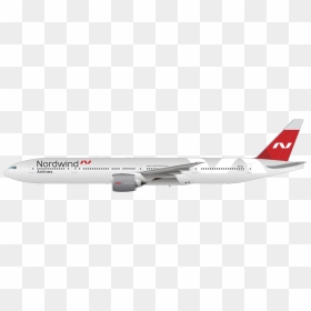 Boeing 777-300er - Nordwind Airlines Boeing 777 200, HD Png Download - boeing png