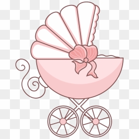 Transparent Baby Stroller Clipart - Baby Bassinet Cartoon, HD Png Download - stroller png