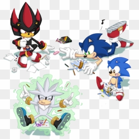 Sonic The Hedgehog Images Let - Cute Shadow The Hedgehog Drawing, HD Png Download - sonic running png