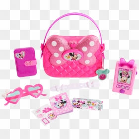Minnie Mouse Karaoke Purse Best Image Ccdbb - Minnie's Happy Helper Bag, HD Png Download - minnie mouse ears png