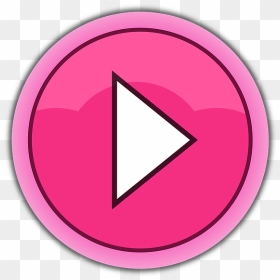 Play Button Music Icon Png, Transparent Png - pink subscribe button png