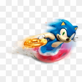 Lego Dimensions Sonic Main - Lego Dimensions Sonic The Hedgehog Level Pack, HD Png Download - sonic running png