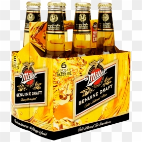 Miller Genuine Draft Beer - Miller Genuine Draft (mgd), HD Png Download - miller lite png