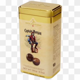 Goldkenn Captain Morgan Chocolate Liqueur Delights - Goldkenn Captain Morgan Liqueur Delights Tin 130g, HD Png Download - captain morgan logo png