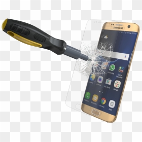 Galaxy S7 Edge Screenfloat 04112016 Approved - Samsung S7 Screen Guard Damage, HD Png Download - galaxy s7 png