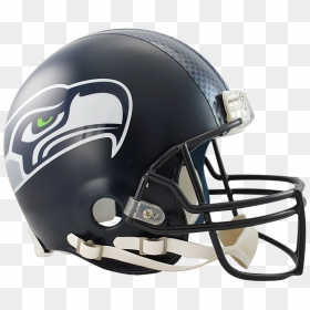 Seattle Seahawks Authentic Vsr4 Full Size Helmet - Seattle Seahawks Helmet Png, Transparent Png - seattle seahawks png