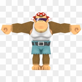 Download Zip Archive - Mario Kart Wii Model, HD Png Download - funky kong png