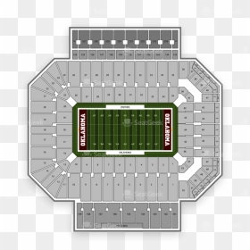 Gaylord Family-oklahoma Memorial Stadium, HD Png Download - football stadium png