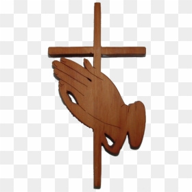 /m/083vt Product Design Wood - Brown Cross With Praying Hands, HD Png Download - praying hands icon png