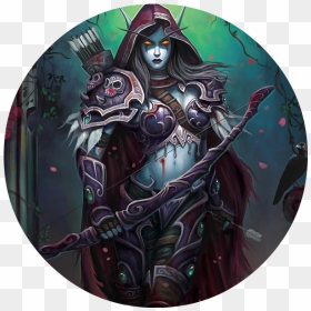 Sylvanas Windrunner Wallpaper Mobile , Png Download - Dark Lady World Of Warcraft, Transparent Png - sylvanas png