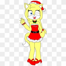Sonic Boom Zooey Xmas By Teamlpsandacnl - Sonic And Tails Fan Art, HD Png Download - sonic boom png