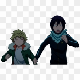 Anime Running Holdimg Hands, HD Png Download - yato png