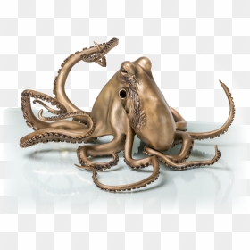 Bronzefigur Octopus Von Viktor Palus - Octopus, HD Png Download - octopus tentacles png