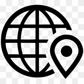 Geo World Earth Globe Pin Marker Comments - Transparent Background Website Icon, HD Png Download - earth globe png