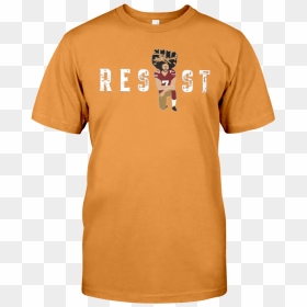Colin Kaepernick Resist T Shirt - T-shirt, HD Png Download - colin kaepernick png