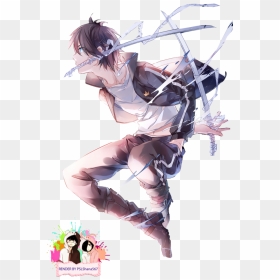 Transparent Yato Noragami Png - Anime Boy With Katana, Png Download - yato png