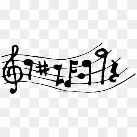 Notas Musicais Desenho Para Colorir - Notas Musicais Em Png, Transparent Png - notas musicais png